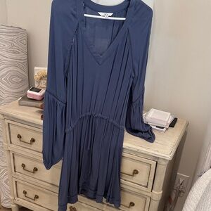 Jack by BB Dakota Long Sleeve Blue Dress